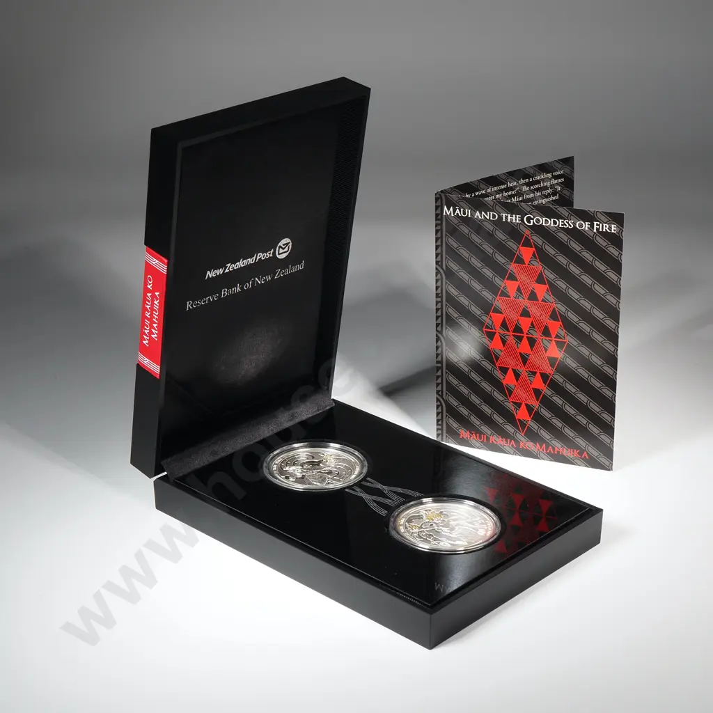 2019 Maui & The Goddess of Fire Two One Ounce Silver Proof Coins CV $395 Image 1++