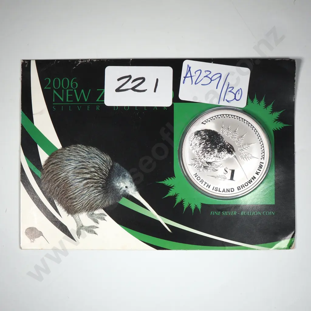2006 North Island Brown Kiwi One Ounce Bullion Coin  Image 1++