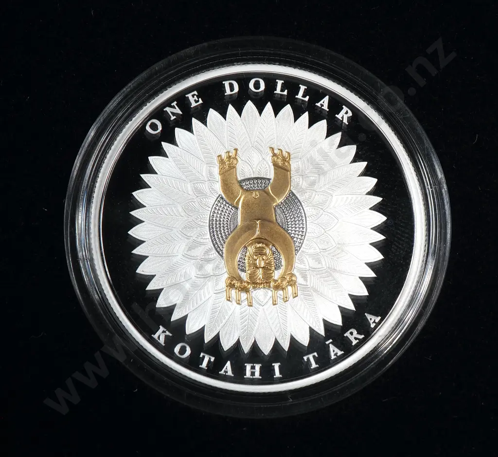 2014 New Zealand One Ounce Silver Proof Coin  Image 1++