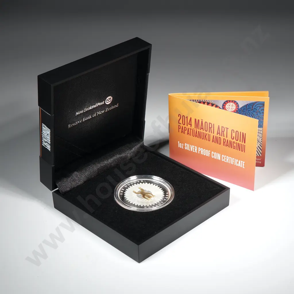 2014 New Zealand One Ounce Silver Proof Coin  Image 1++