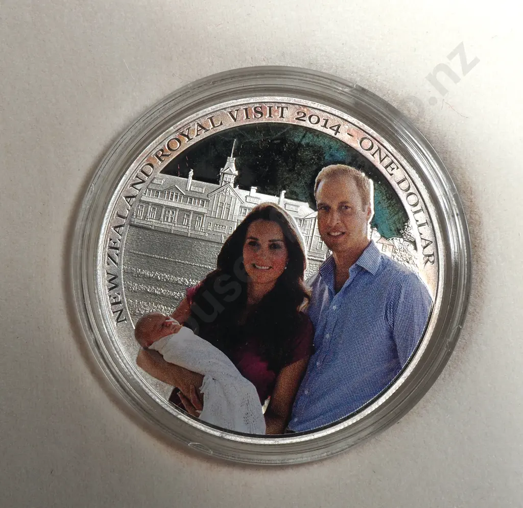 2014 Royal Visit Silver One Ounce Proof Coin  Image 1++