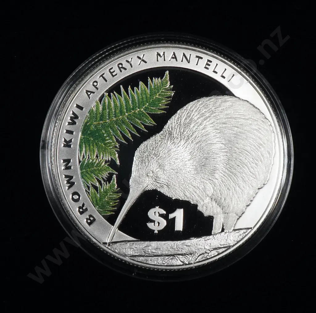 2015 New Zealand Kiwi One Ounce Silver Proof Coin  Image 1++