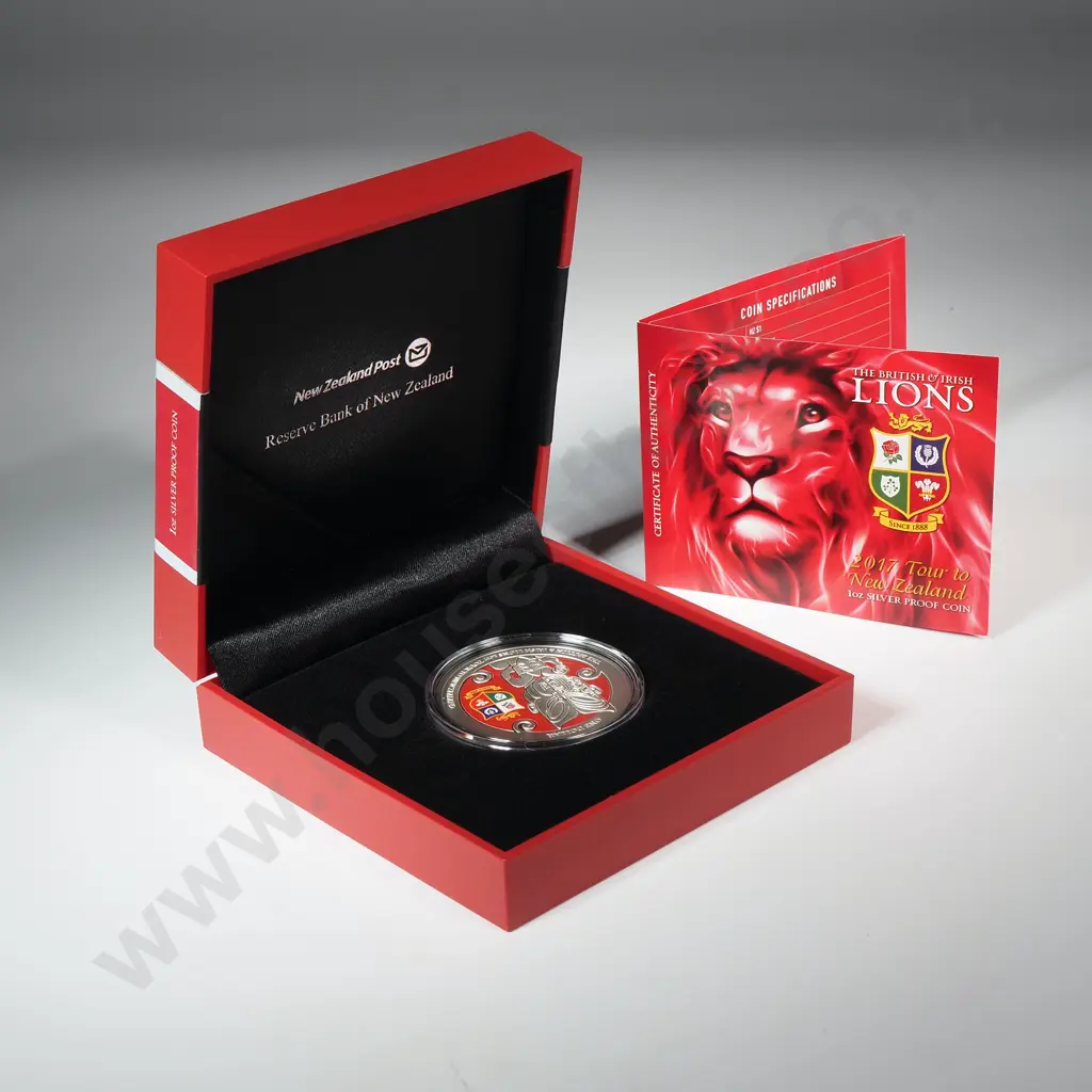 2017 British & Lions Silver One Ounce Silver Proof Coin  Image 1++