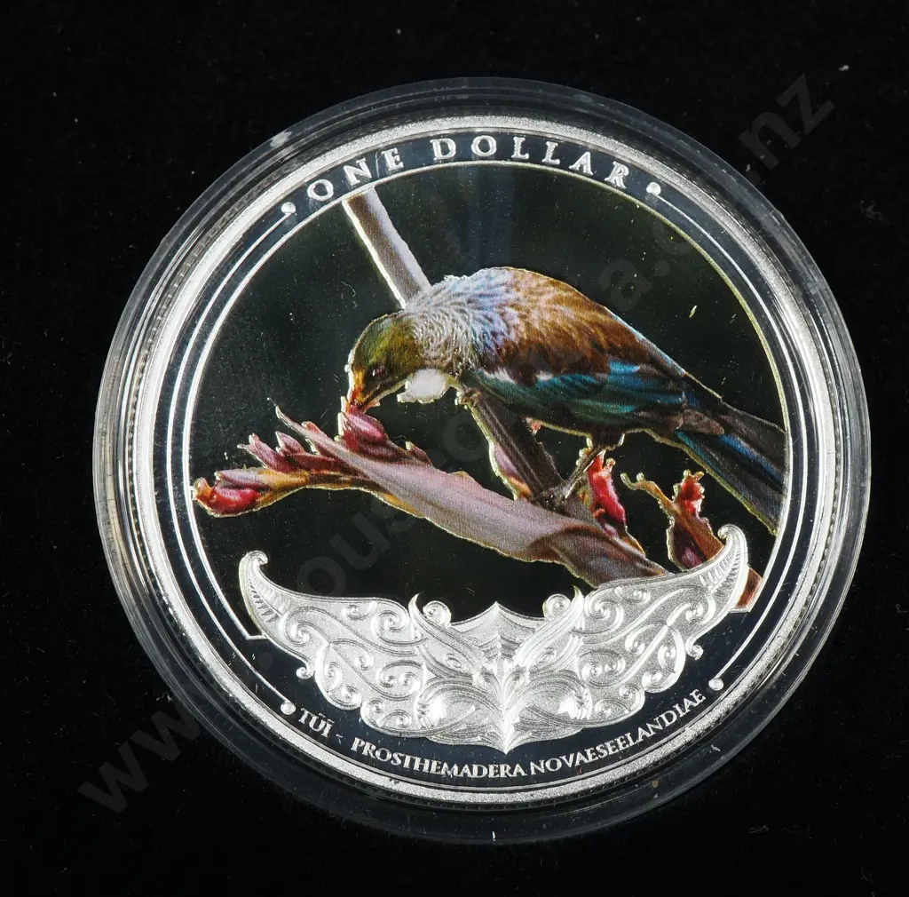 2021 New Zealand Tui Proof One Ounce Silver Coin  Image 1++