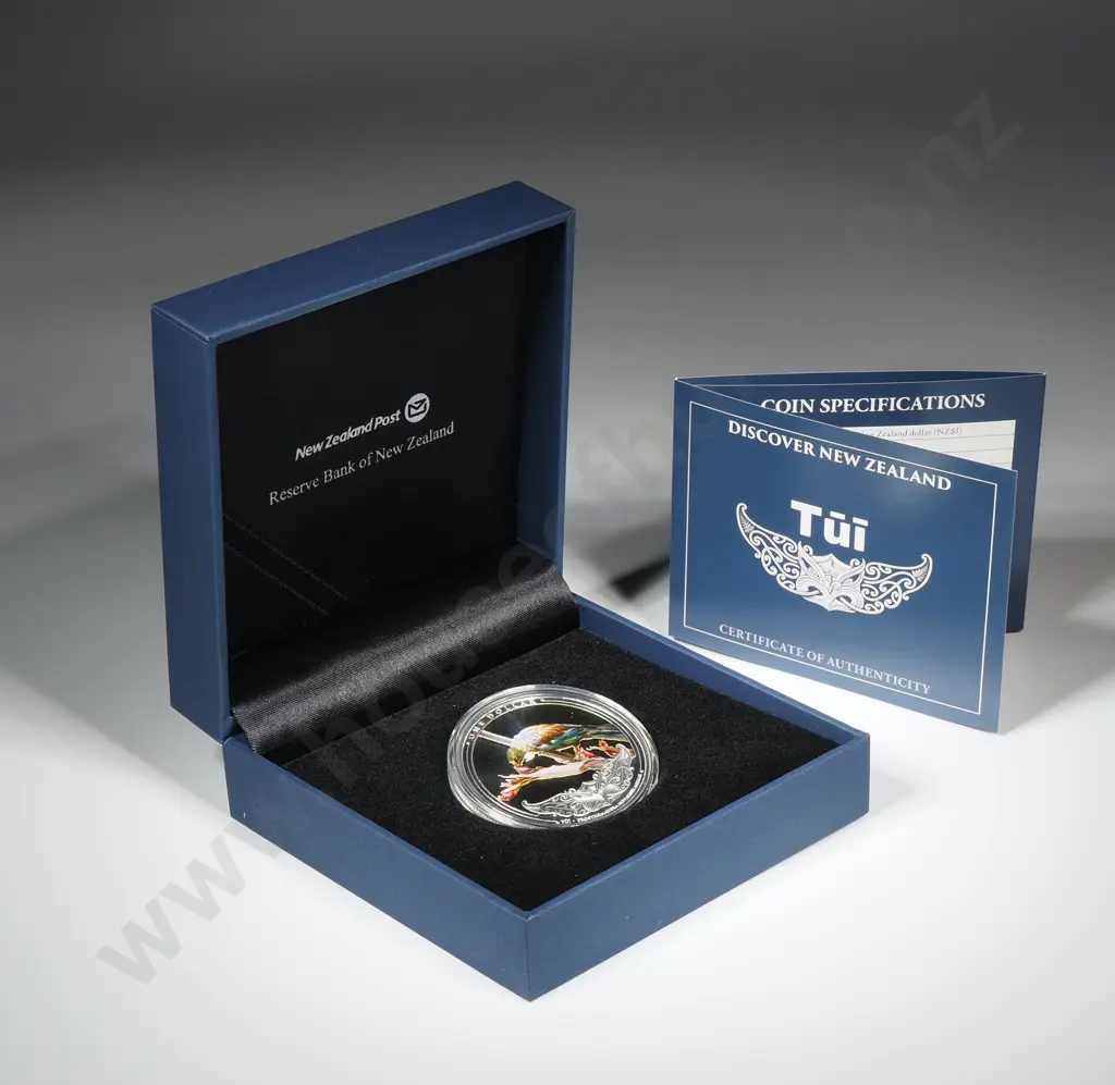 2021 New Zealand Tui Proof One Ounce Silver Coin  Image 1++