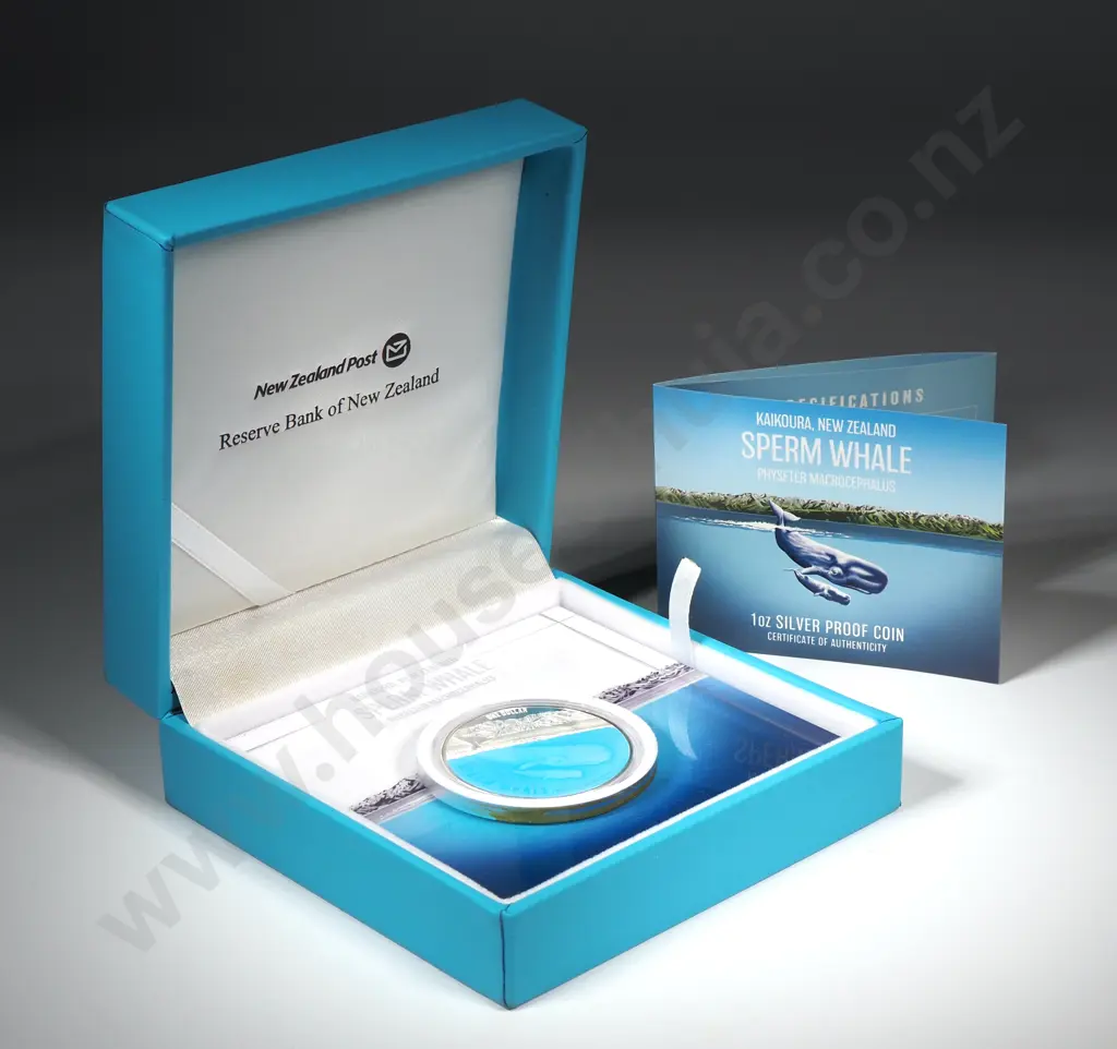 2018 Sperm Whale One Ounce Silver Proof Coin  Image 1++