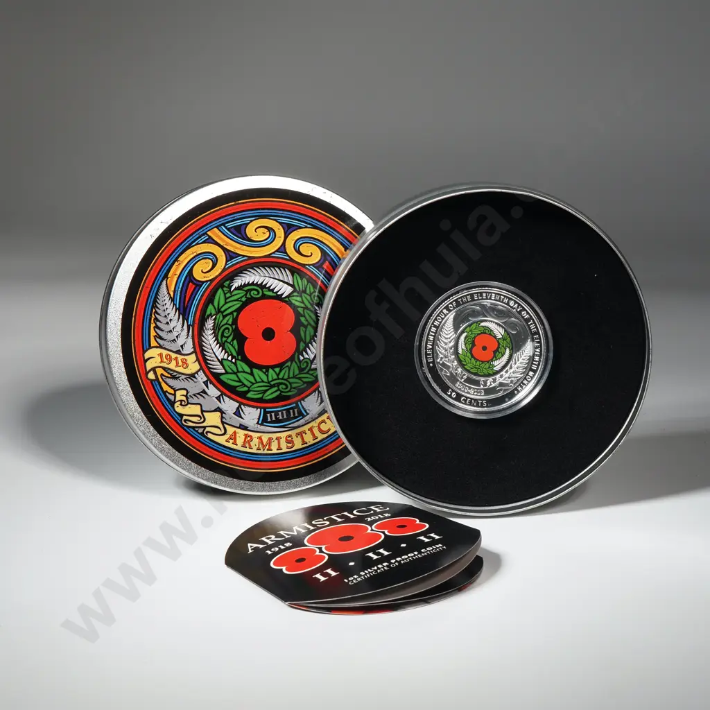 2018 Armistice Silver One Ounce Proof Coin Image 1++