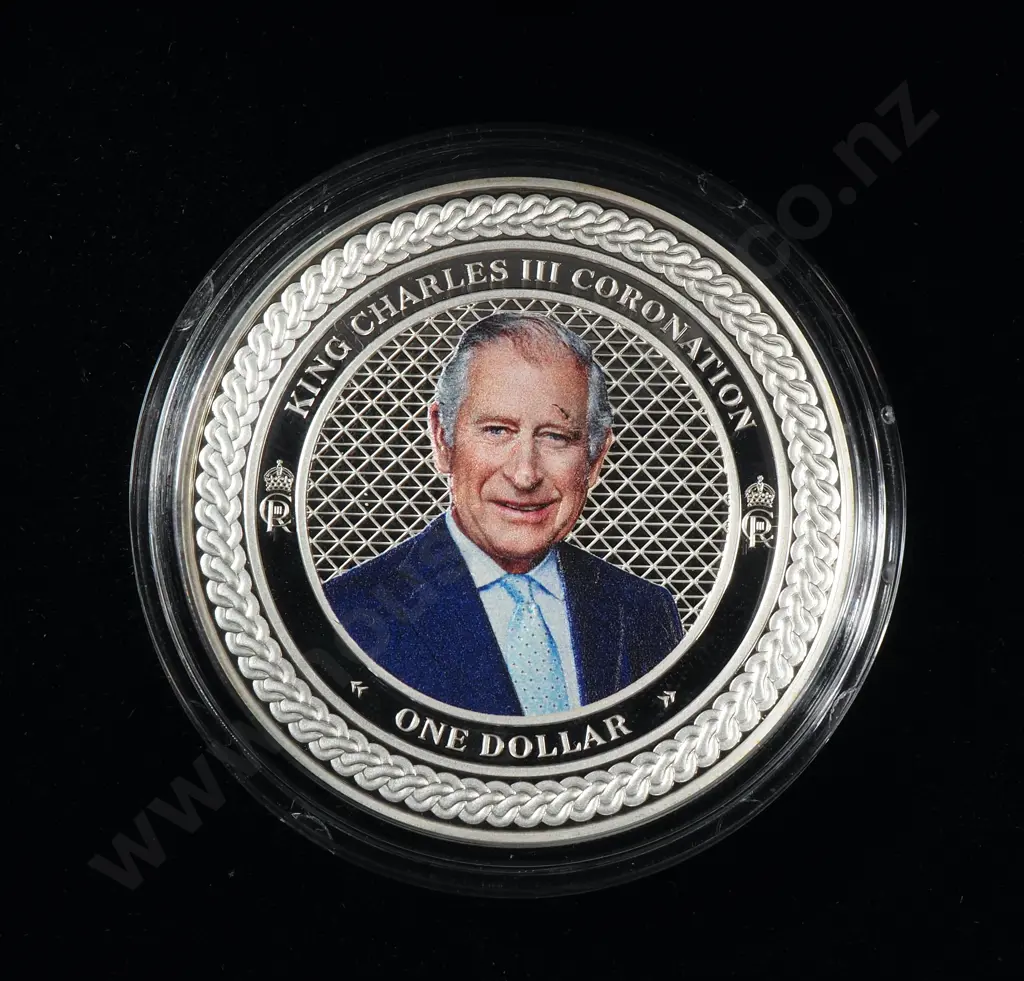 2023 New Zealand King Charles III Coronation Coin One Ounce Silver  Image 1++
