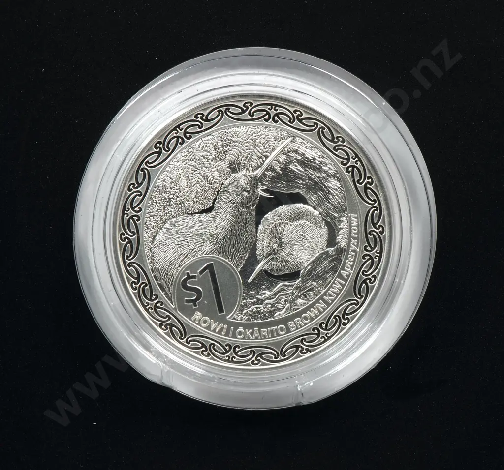 2025 New Zealand Kiwi One Ounce Silver Specimen Coin  Image 1++