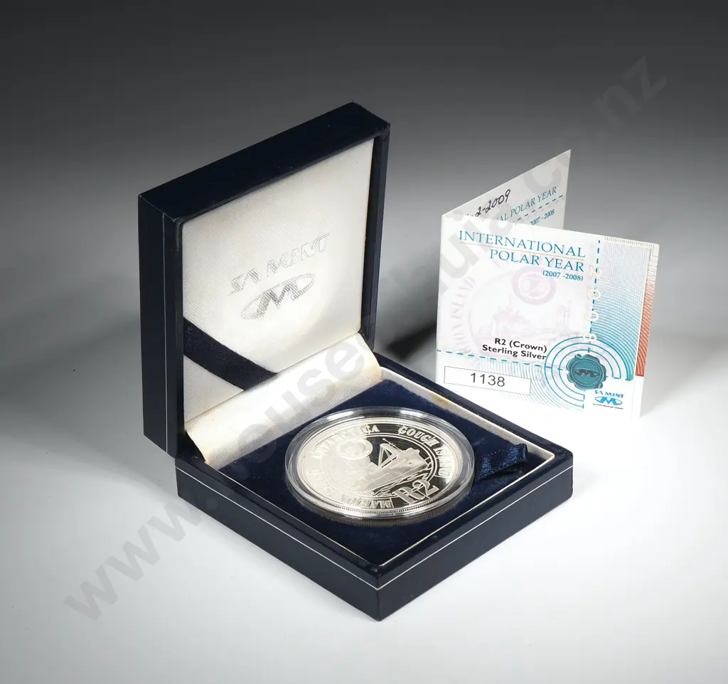 South Africa 2008 proof silver two rand - Polar Image 1++