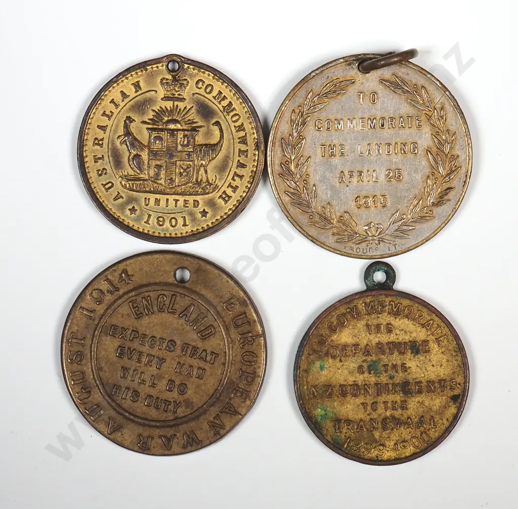 Four Tokens - Some Military  Image 1++