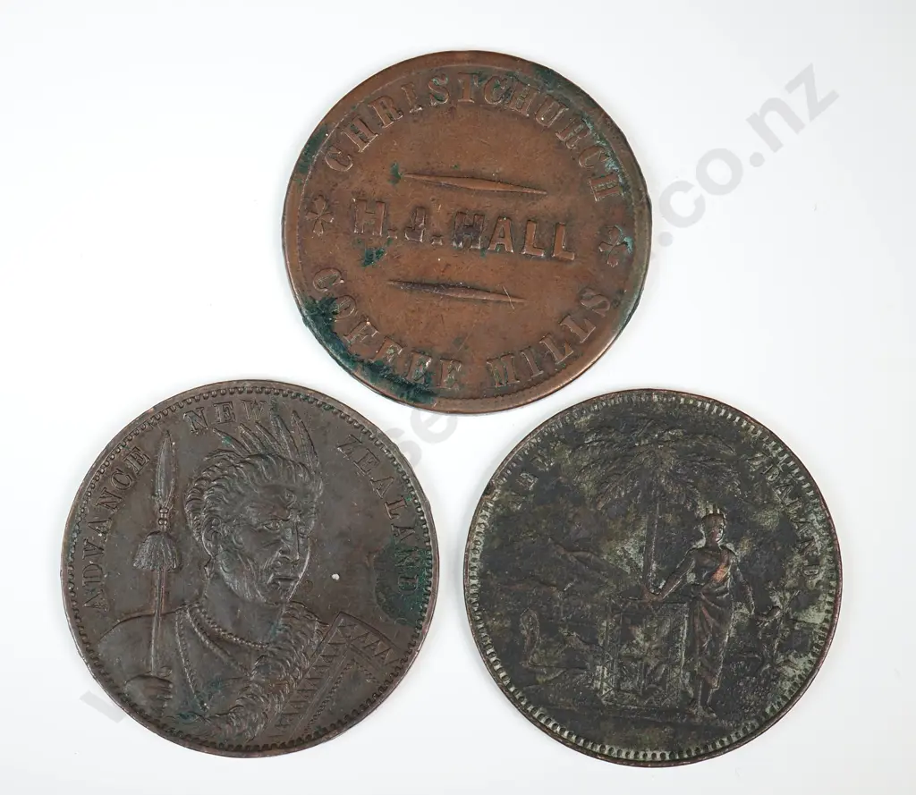 Three New Zealand Tokens  Image 1++