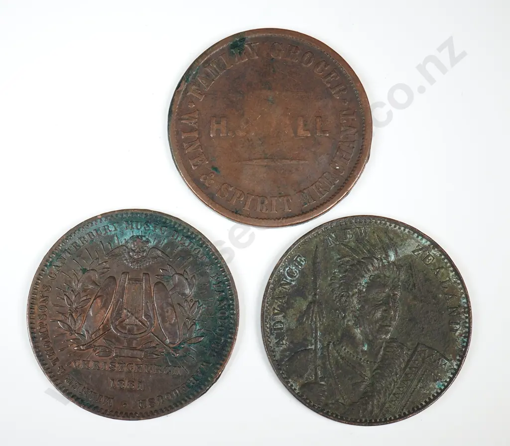 Three New Zealand Tokens  Image 1++