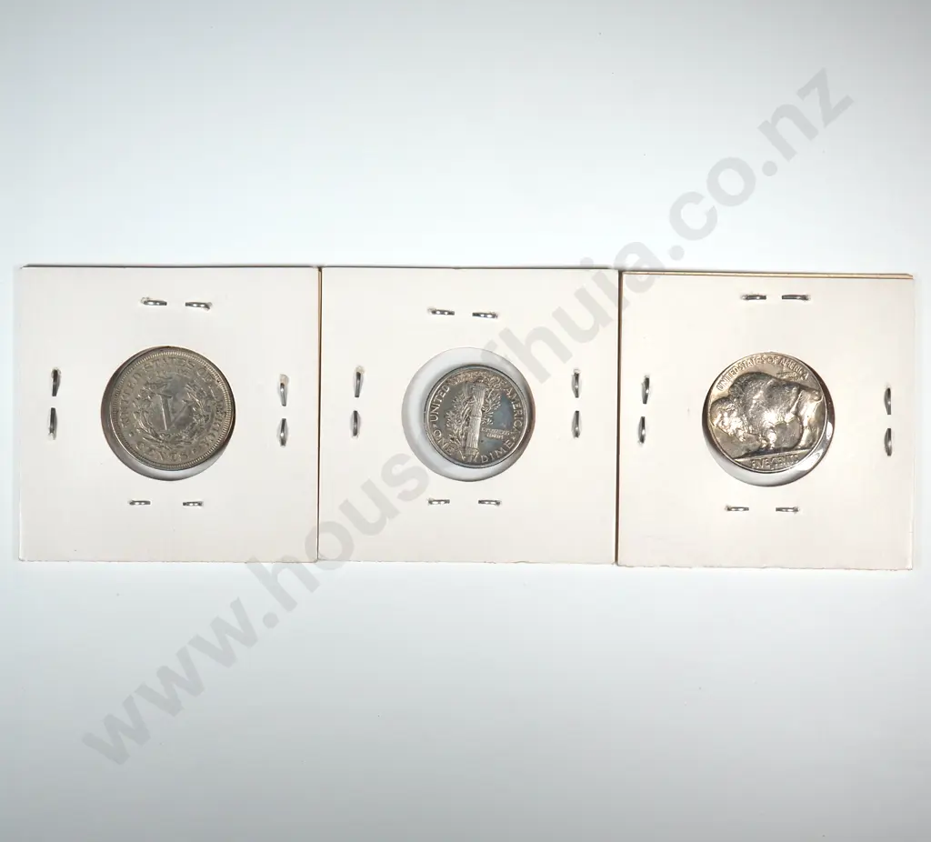 Three United States of America Coins  Image 1++
