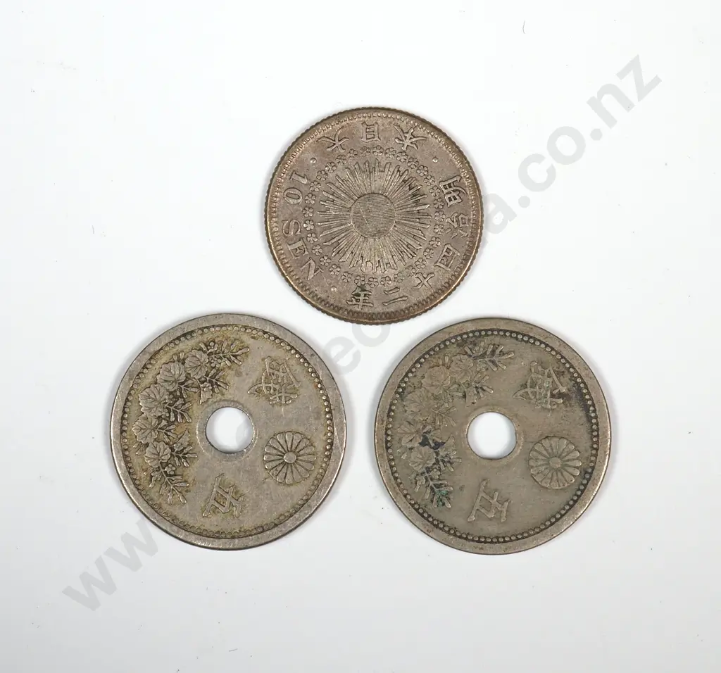Three Asian Coins  Image 1++