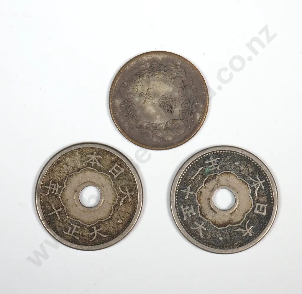 Three Asian Coins  Image 1++