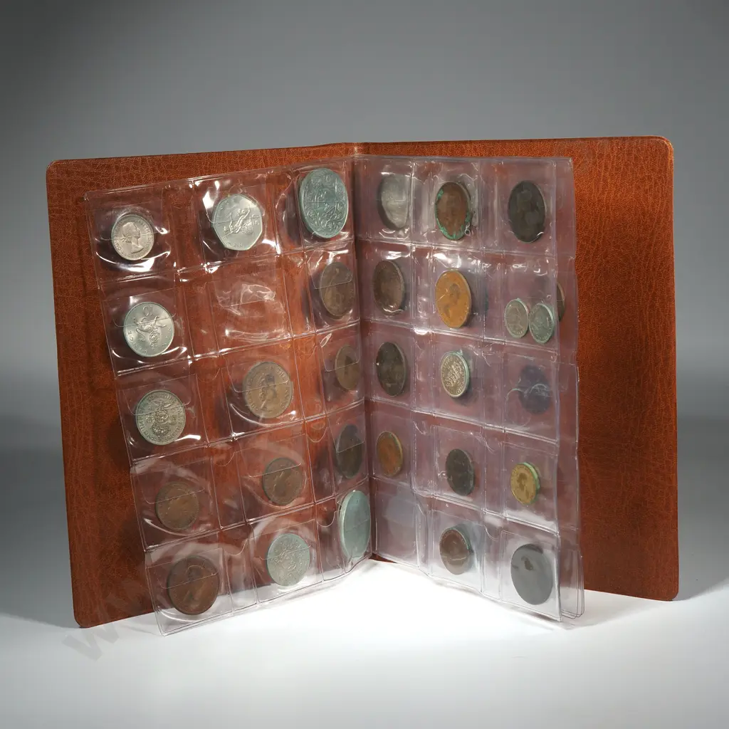 Coin Album w Some World Coinage  Image 1++