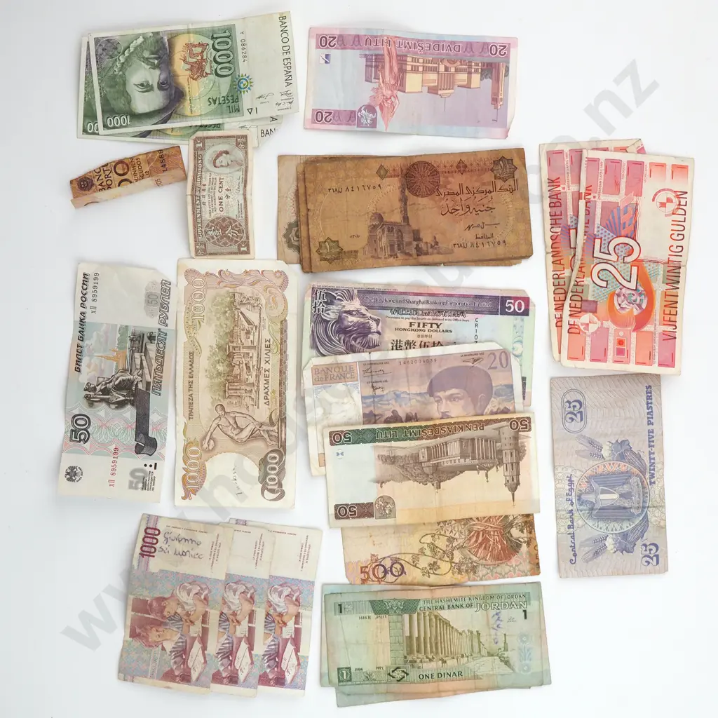 Assorted Lot Of World Banknotes Image 1++