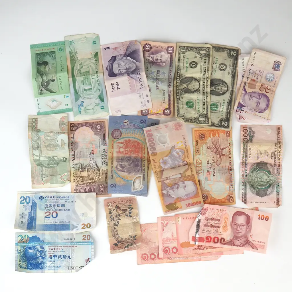 Assorted Lot of World Banknotes  Image 1++