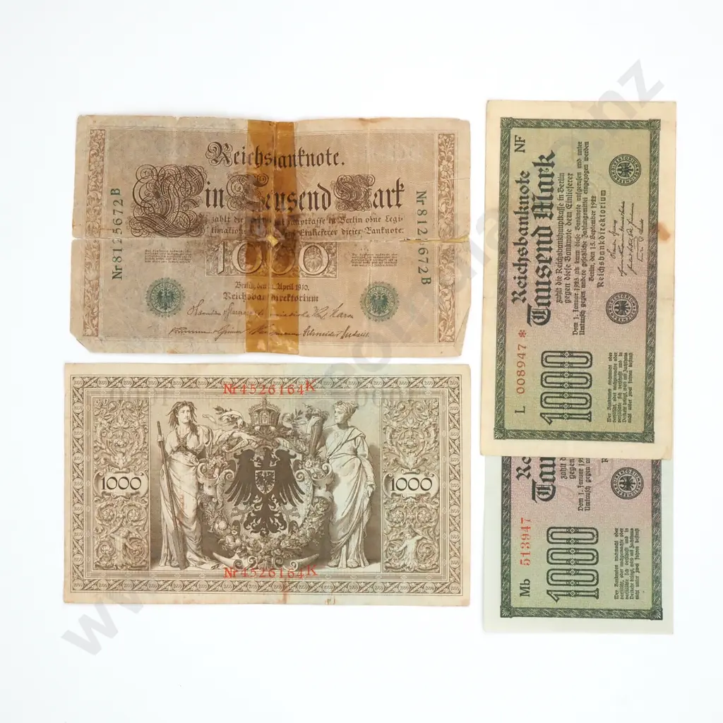 Assorted Lot of German Hyperinflation Banknotes  Image 1++