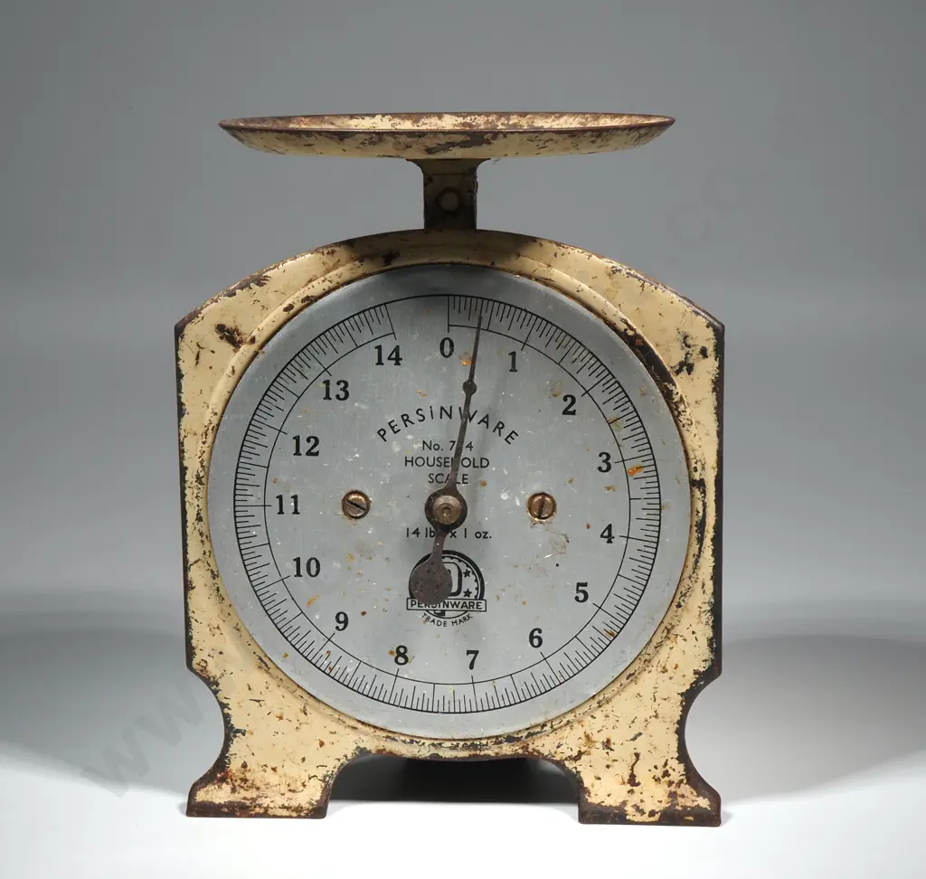 Vintage Persinware Household Scales Image 1++