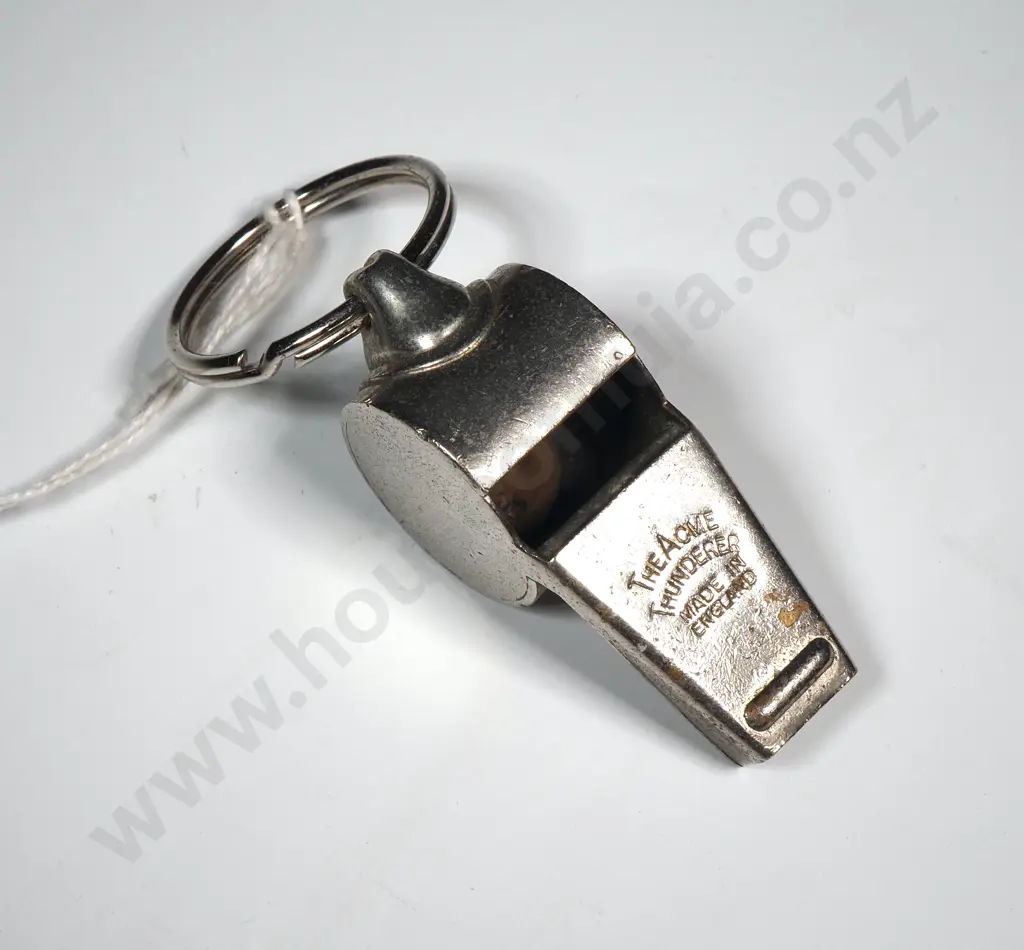 Vintage Acme Thunderer Chrome Whistle Image 1++