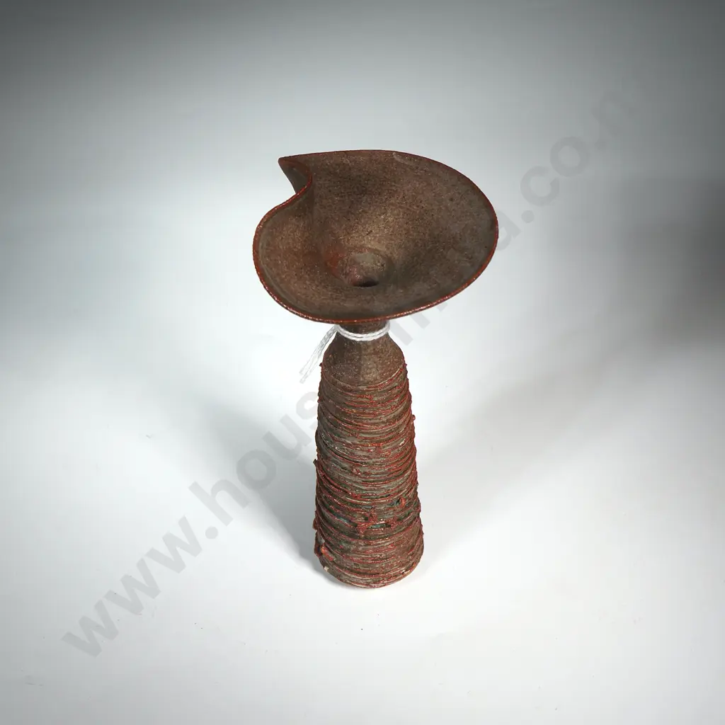 Aina Apse Pottery, Sculptural Vase With Flared Rim Image 1++