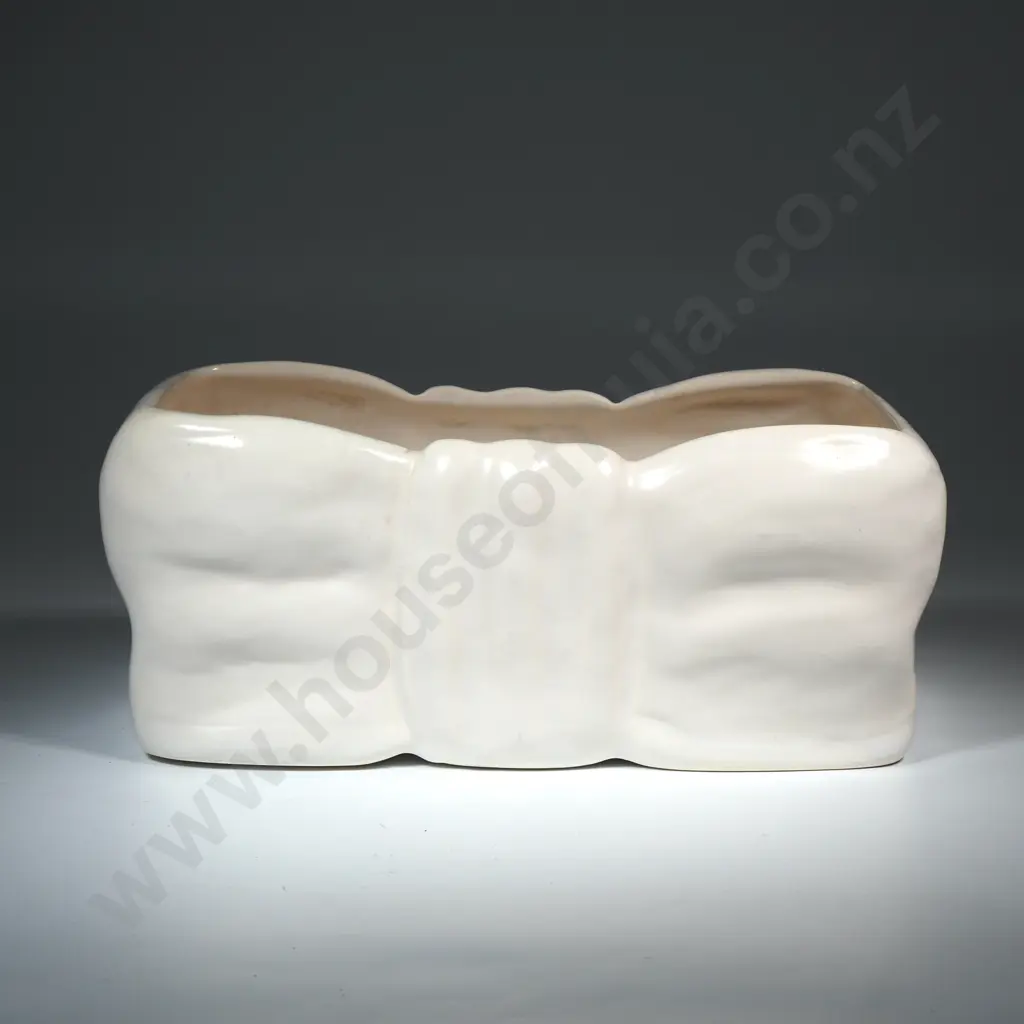 White Shorter & Sons Trough Vase Image 1++