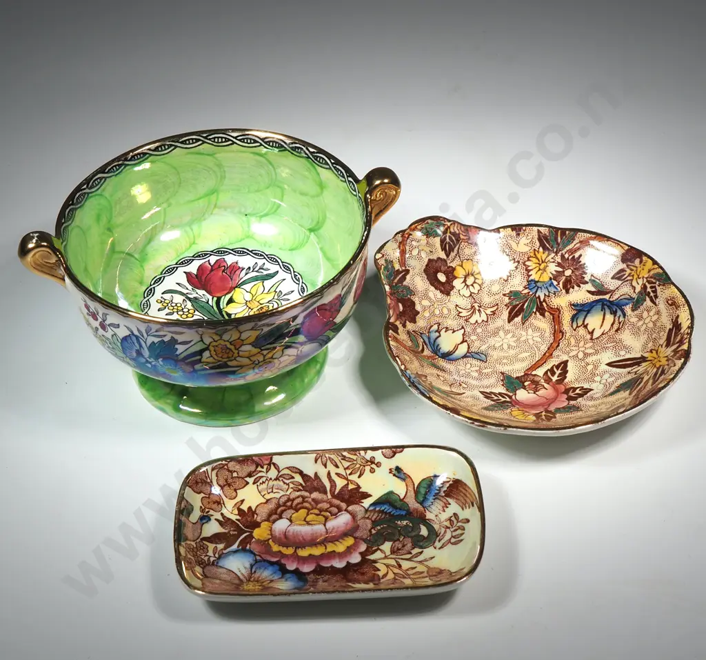 Maling Lustre Ware & Small Compote Image 1++