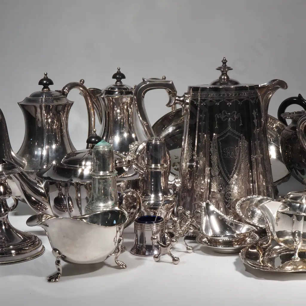 Assorted lot of S/P Holloware  Image 1++