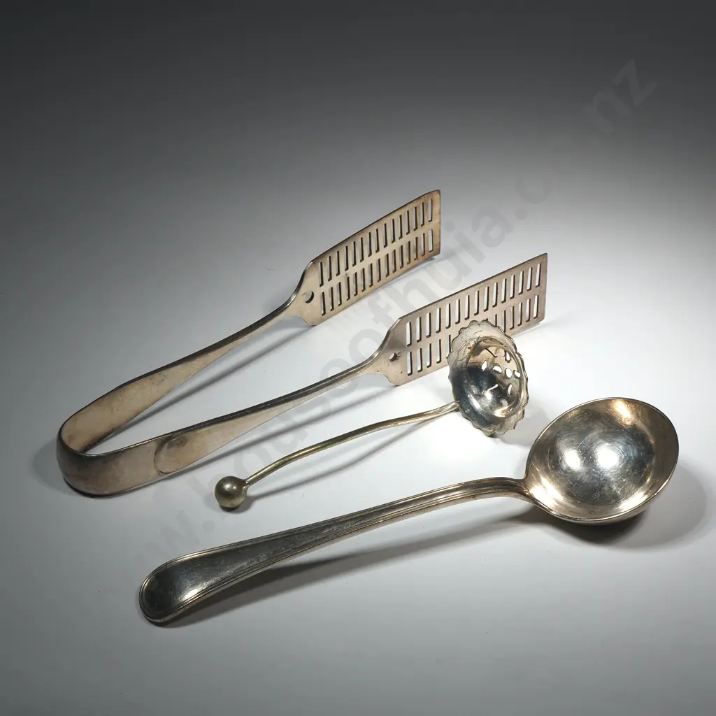 Three S/P Tools incl Mappin & Webb Tongs Image 1++