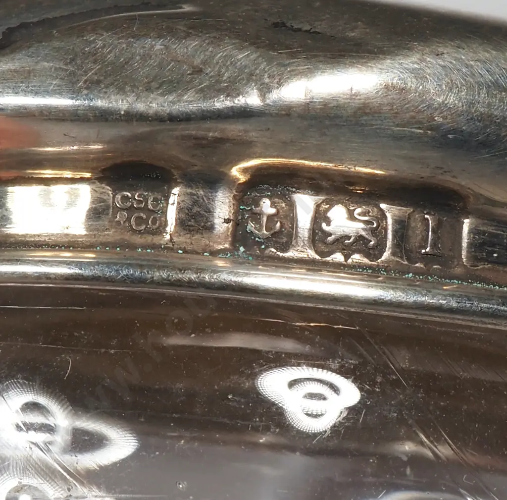 Two Sterling Silver Topped Small Toilet Jars Image 1++