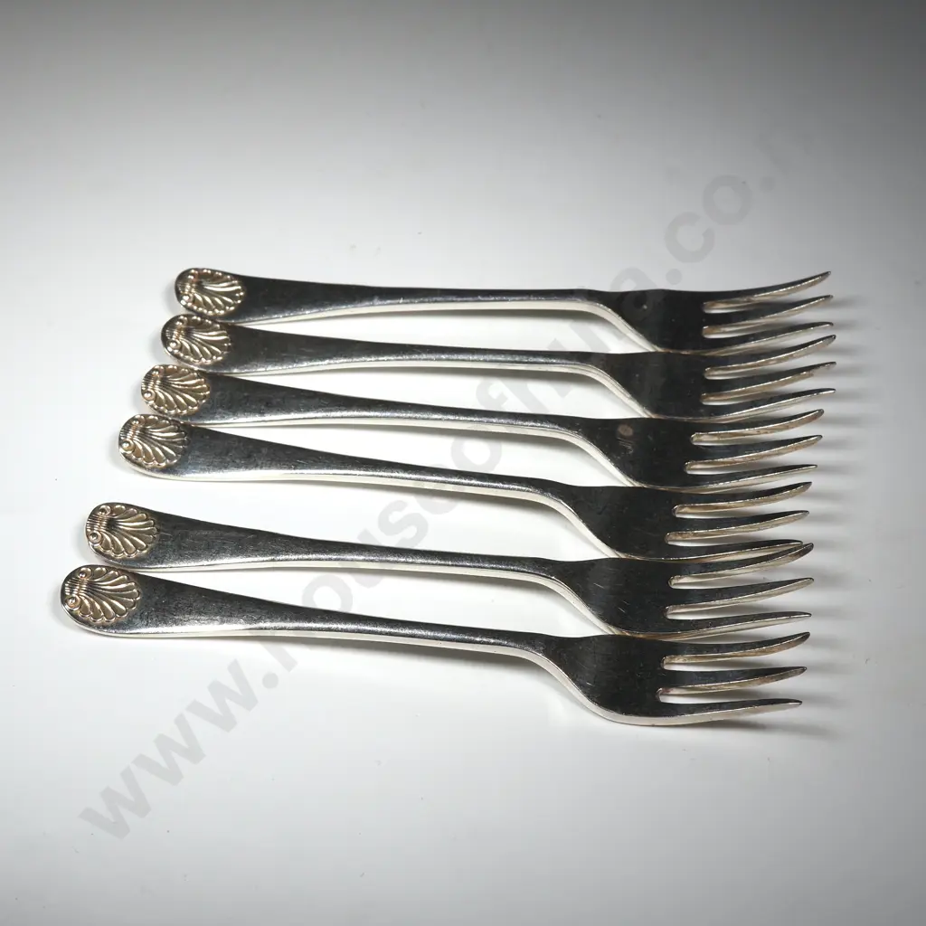Antique S/P Oyster Forks  Image 1++