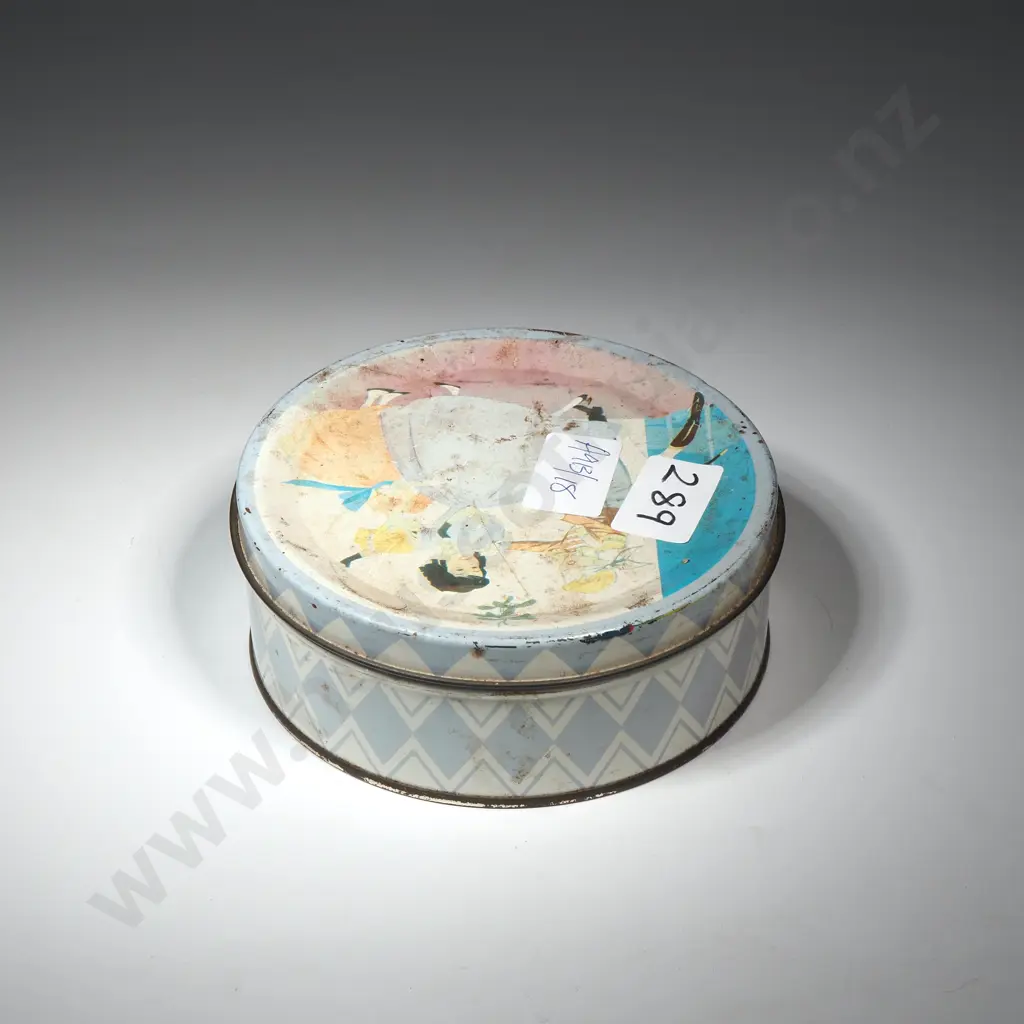 Assorted Lot of World Coins in Vintage Toffee Tin  Image 1++