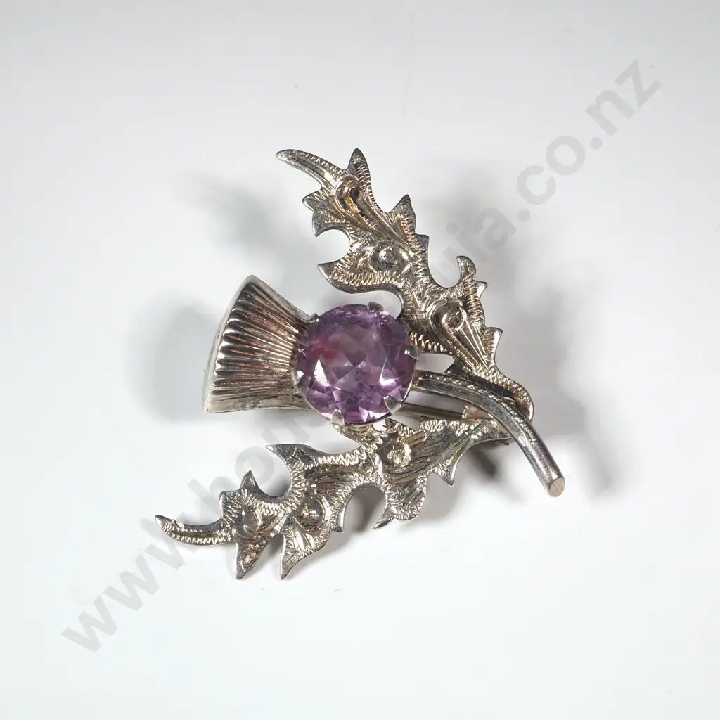 Sterling Silver Scottish Theme Brooch  Image 1++