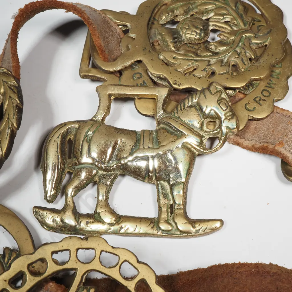Assorted Vintage Horse Brasses Image 1++