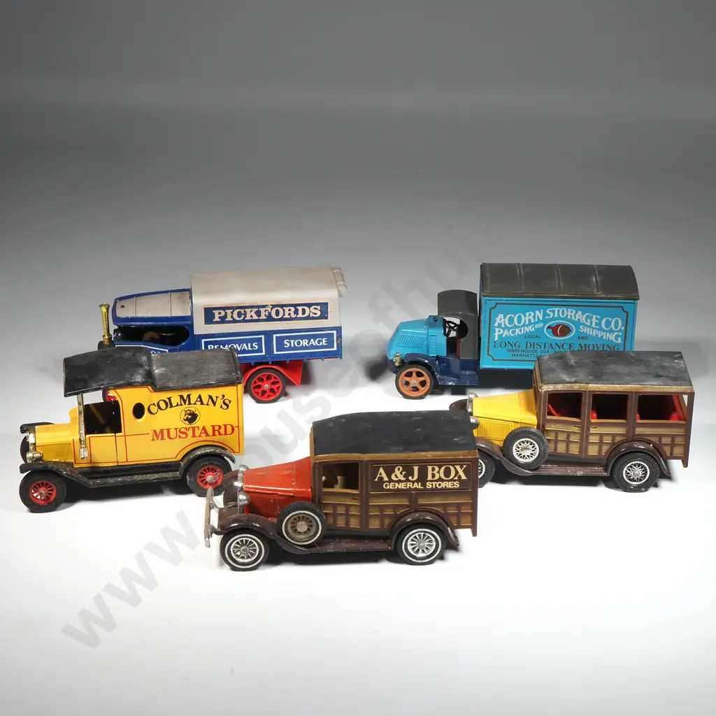 Five Unboxed Matchbox Models of Yesteryear Image 1++