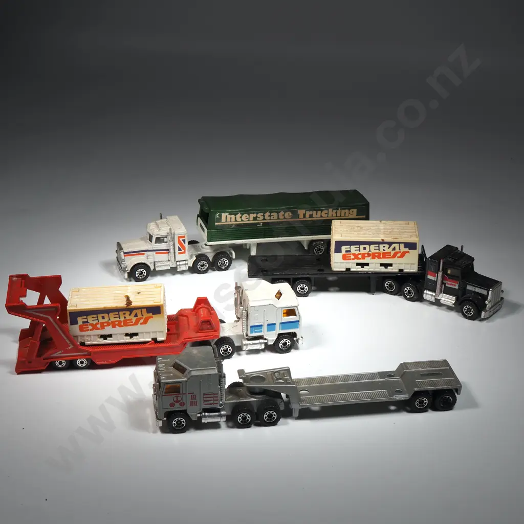 Four Unboxed Matchbox Model Carriers Image 1++