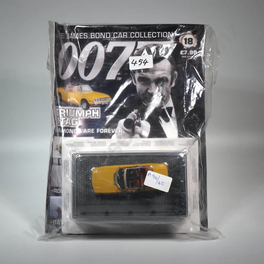 DY18 James Bond Car Collection 1/43 O Scale. Triumph Stag. Diamonds Are Forever Image 1++