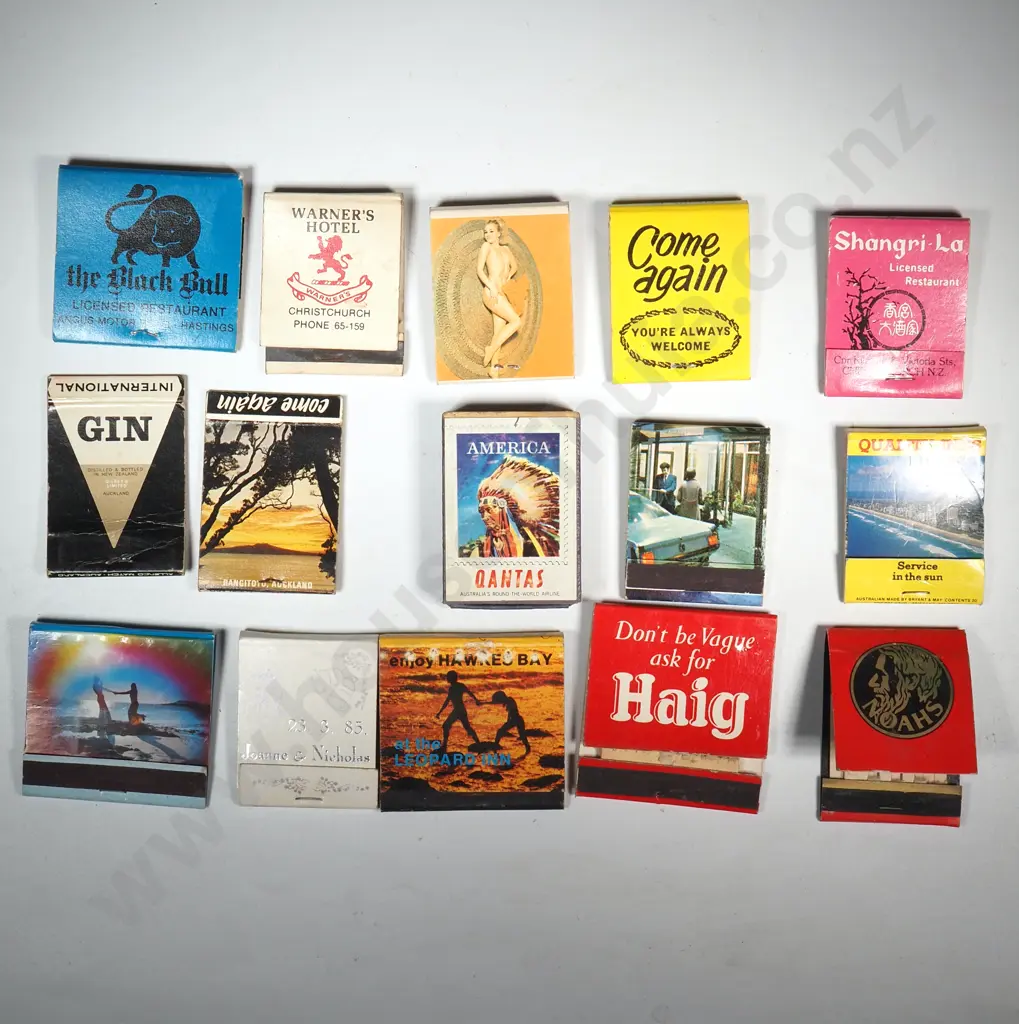 Collection Of Fifteen Vintage  Matchboxes Image 1++