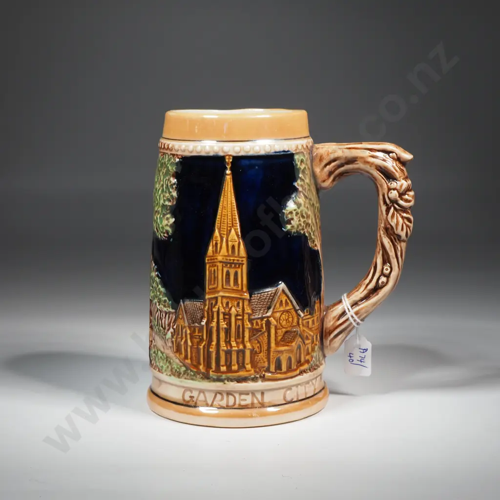 Vintage Stein Christchurch, "The Garden City" Made In Germany By King Werk Image 1++