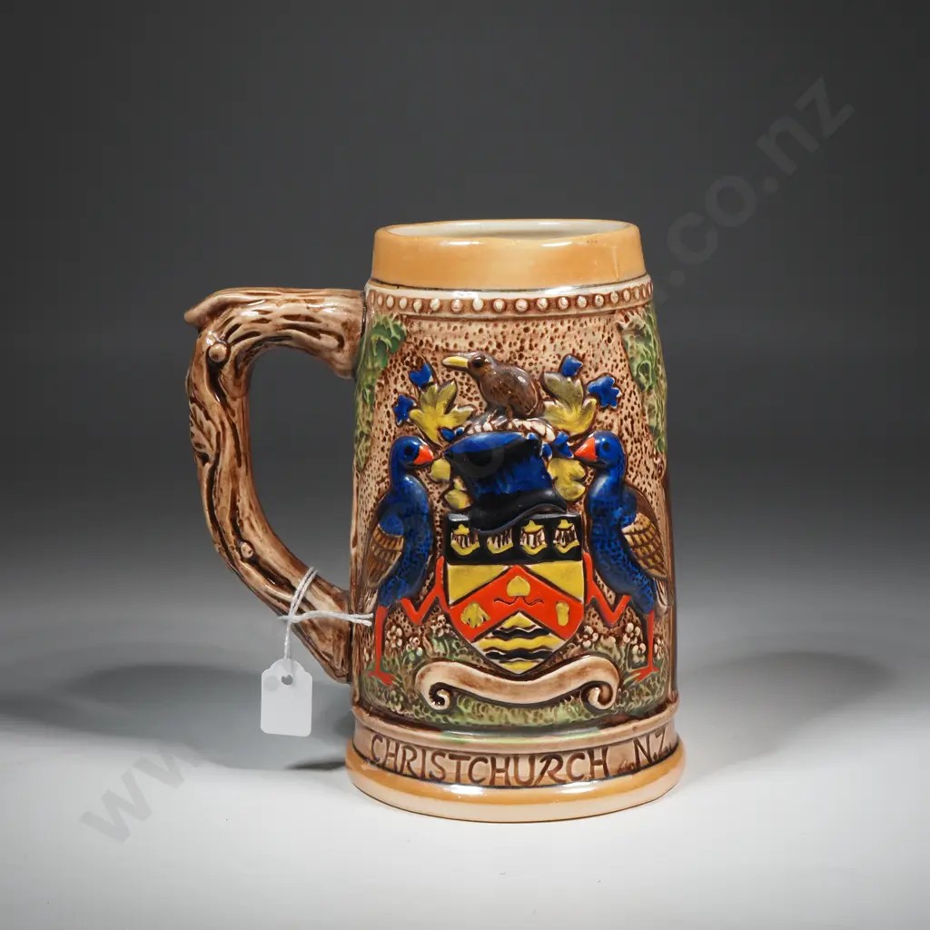 Vintage Stein Christchurch, "The Garden City" Made In Germany By King Werk Image 1++