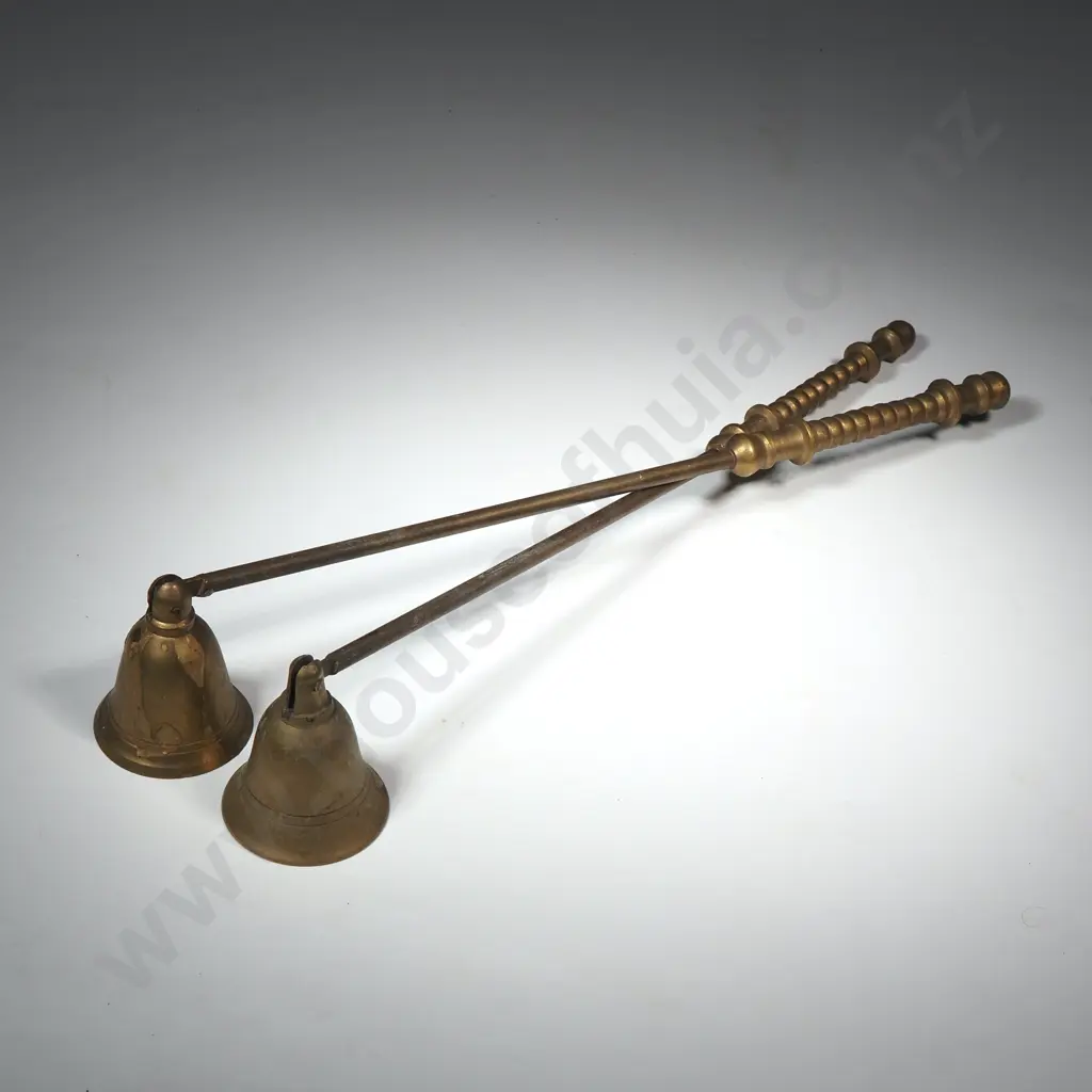 Two Brass Candlesnuffers  Image 1++