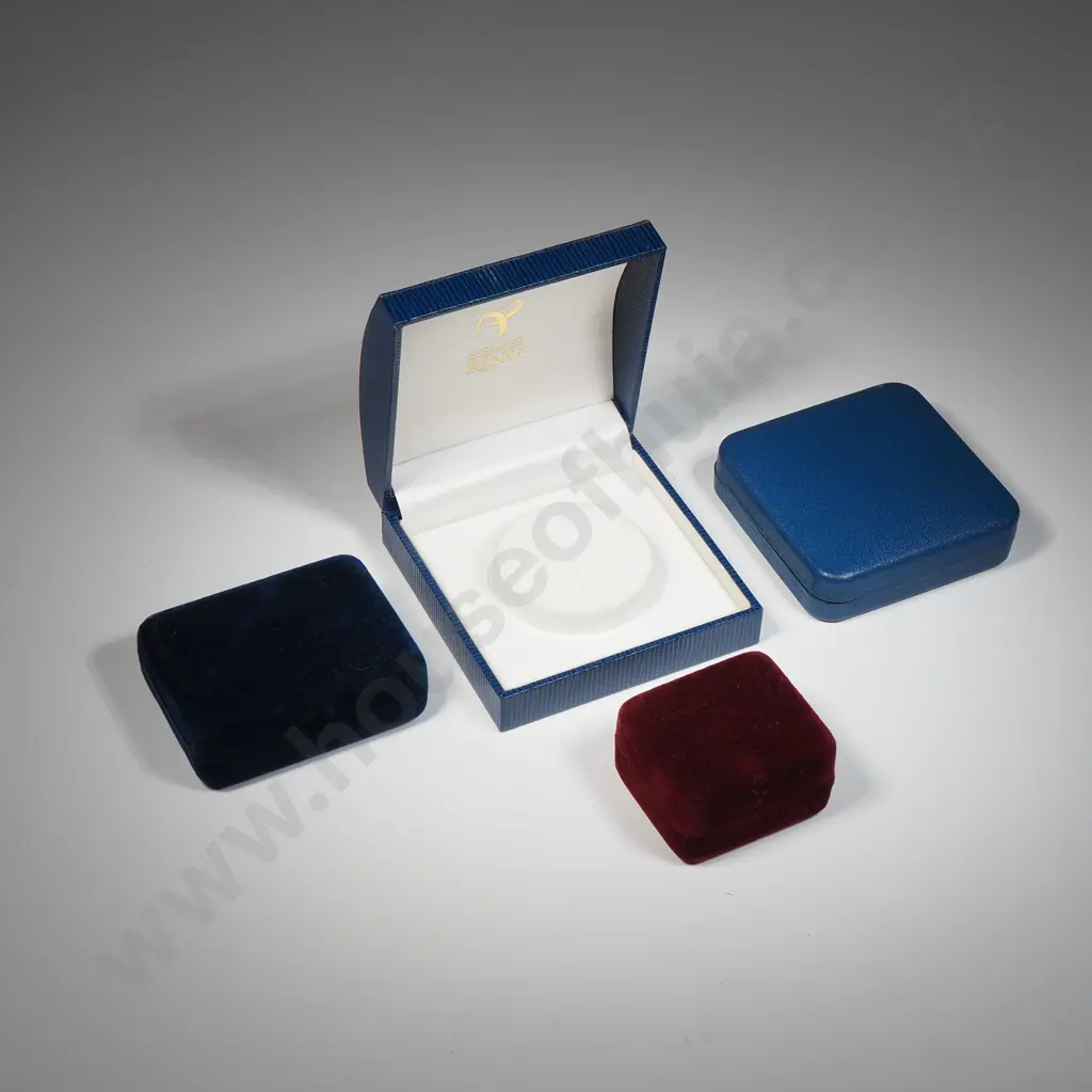 Bag Containing  Pendant Box, Bracelet & Ring Boxes  Image 1++