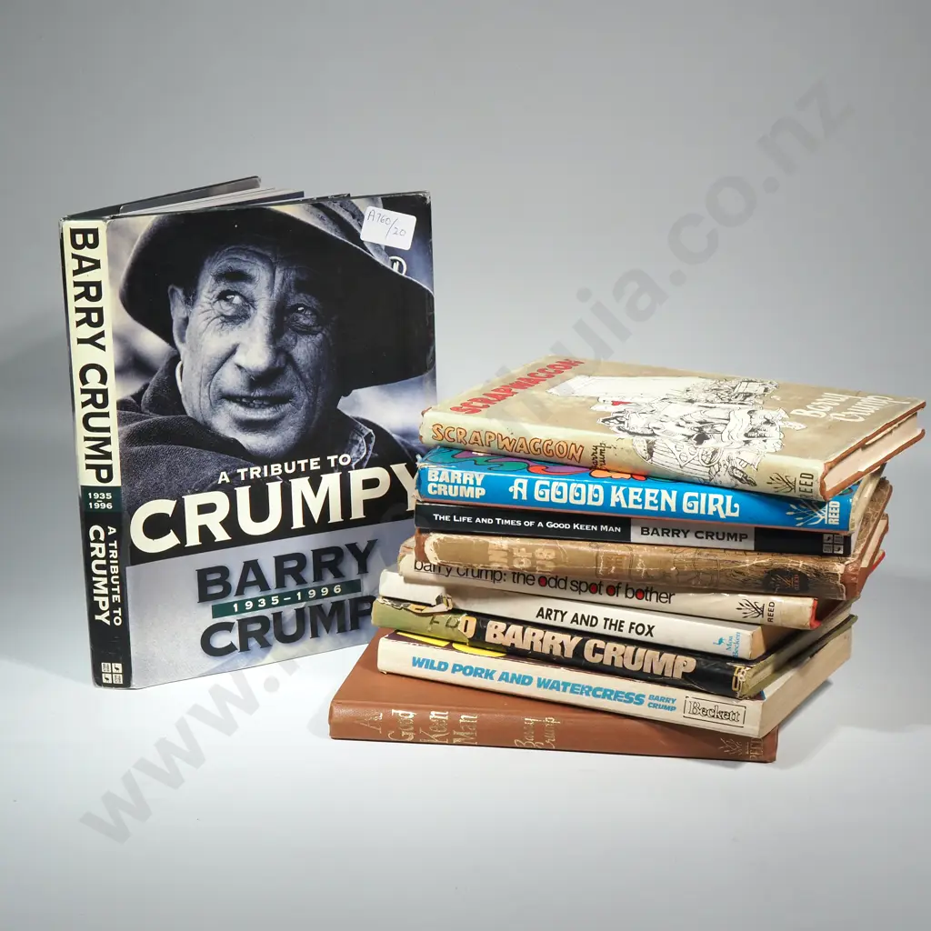 Eight Books By Barry Crump including A Good Keen Girl, One Of Us, Scrapwaggon, Life & Times Of A Good Keen Man Image 1++