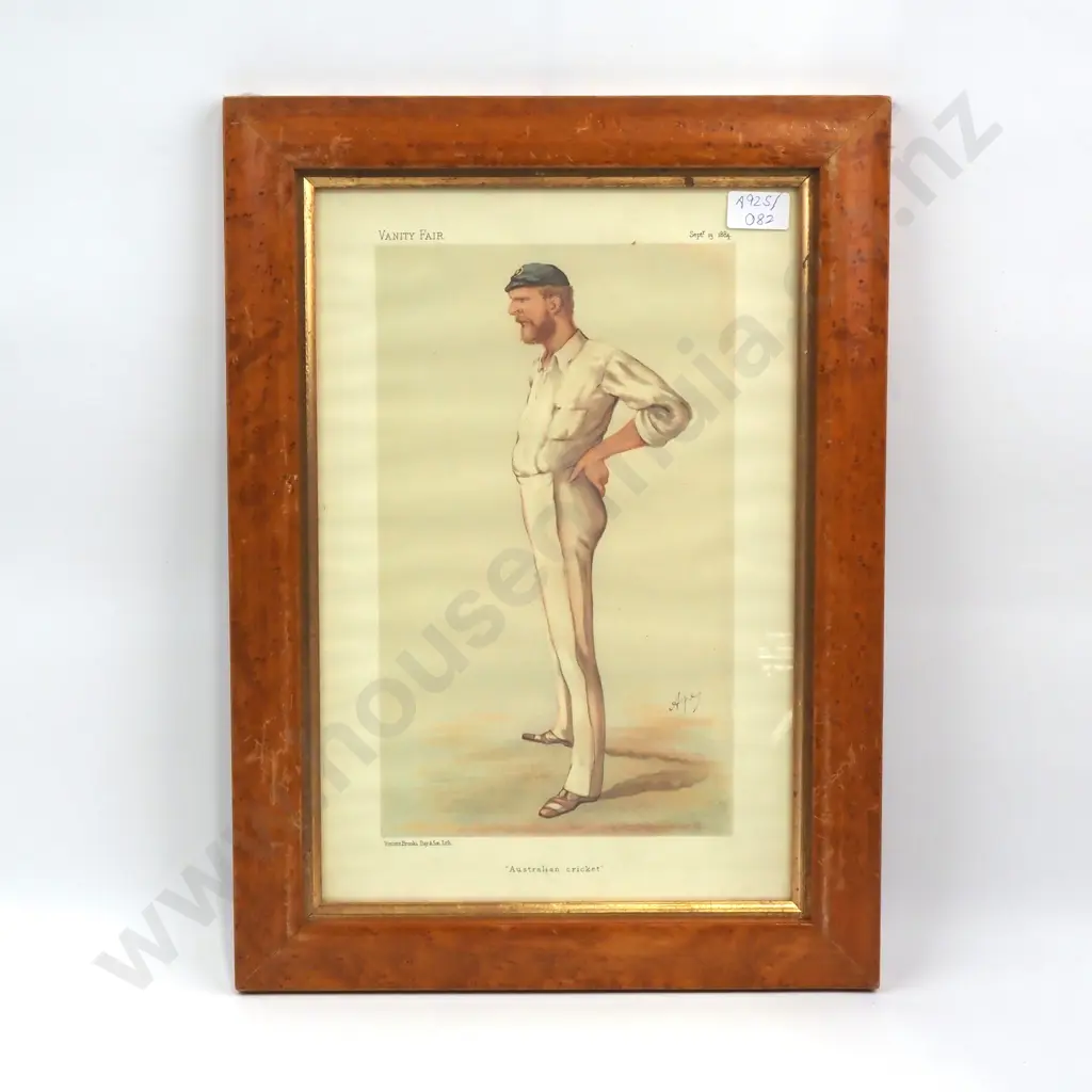 Vincent Brooks - Australian Cricket - Print - 375mm X 245mm Image 1++