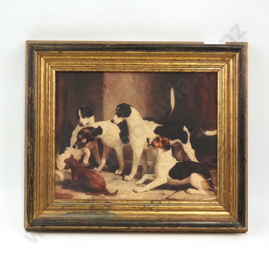 Artist Unknown - The Dogs - Print - 190mm X 240mm Image 1++