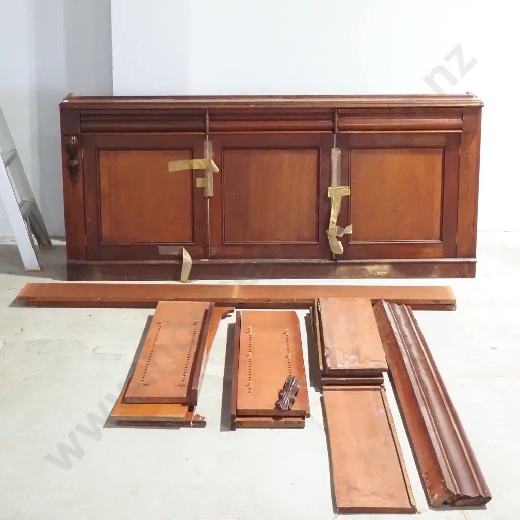 Large Wooden Book Case A/F Disassembled & Damaged Image 1++