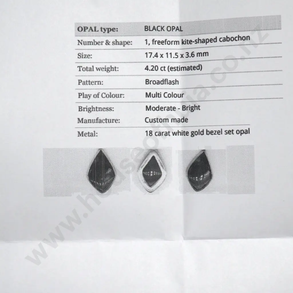 Stunning 18ct Gold Set Lightning Ridge Black Opal Pendant on Sterling Silver Chain Image 1++