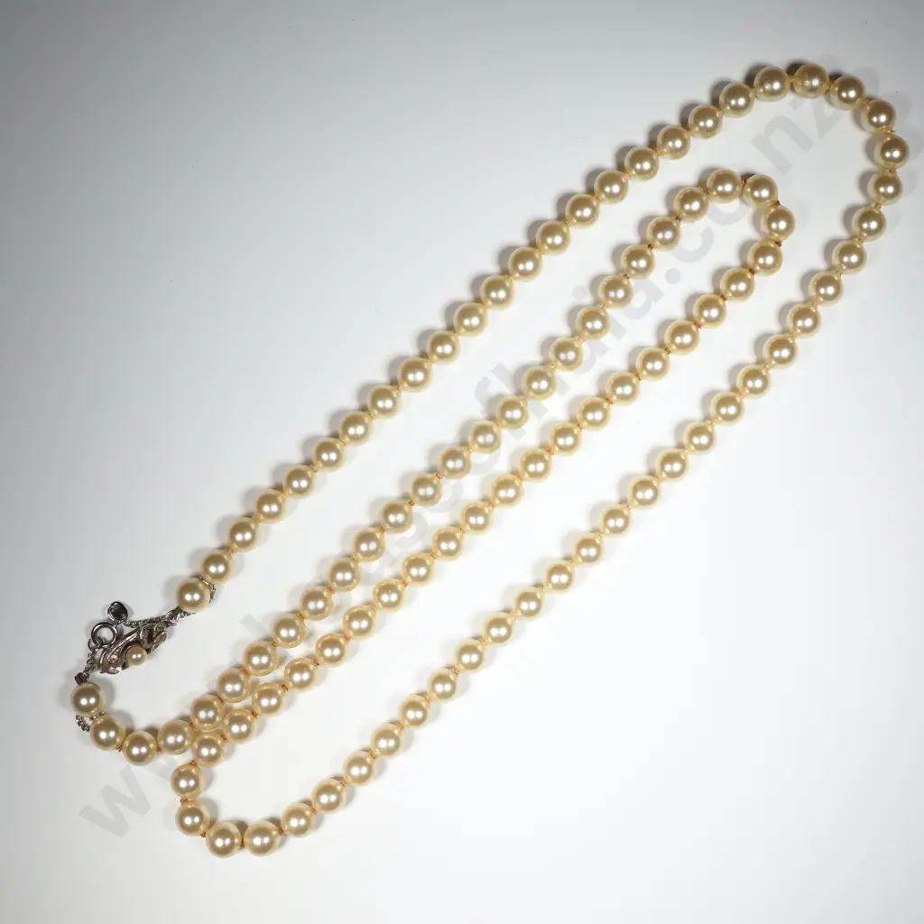 Assorted Strand of Cultured Pearls on Sterling Silver Clasp Image 1++